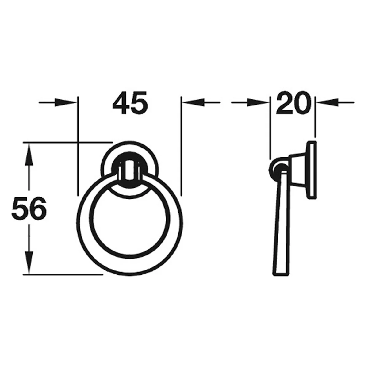DUCHESS DROP RING HANDLE ZA/MGD - Image 2