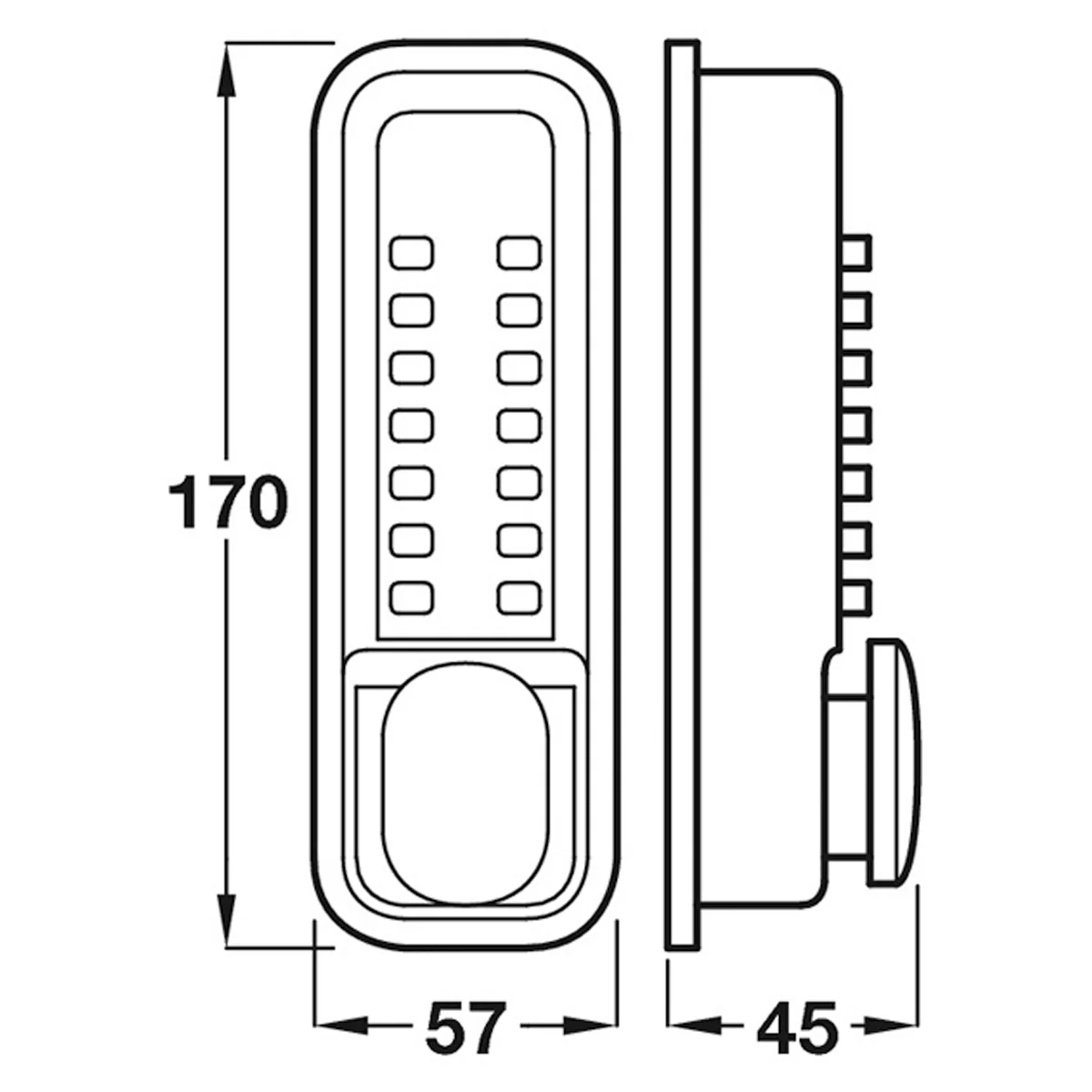 EASYCODE MECHANICAL DIGITAL LOCK - Image 2
