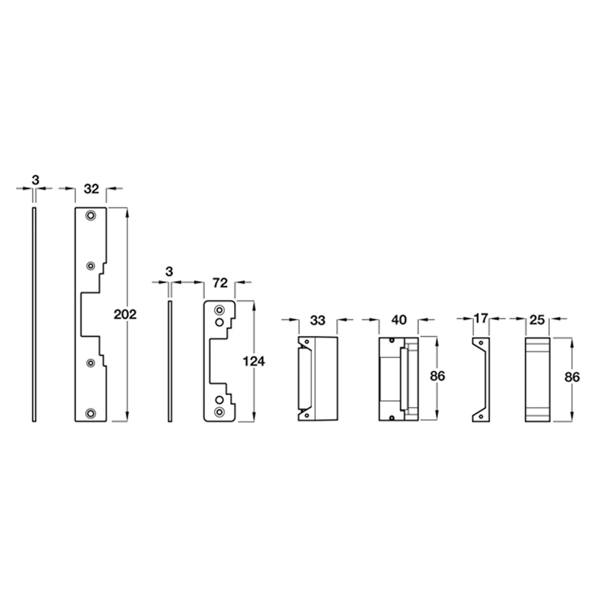 ELEC RELEASE REVERSIBLE STD CLOSED - Image 2