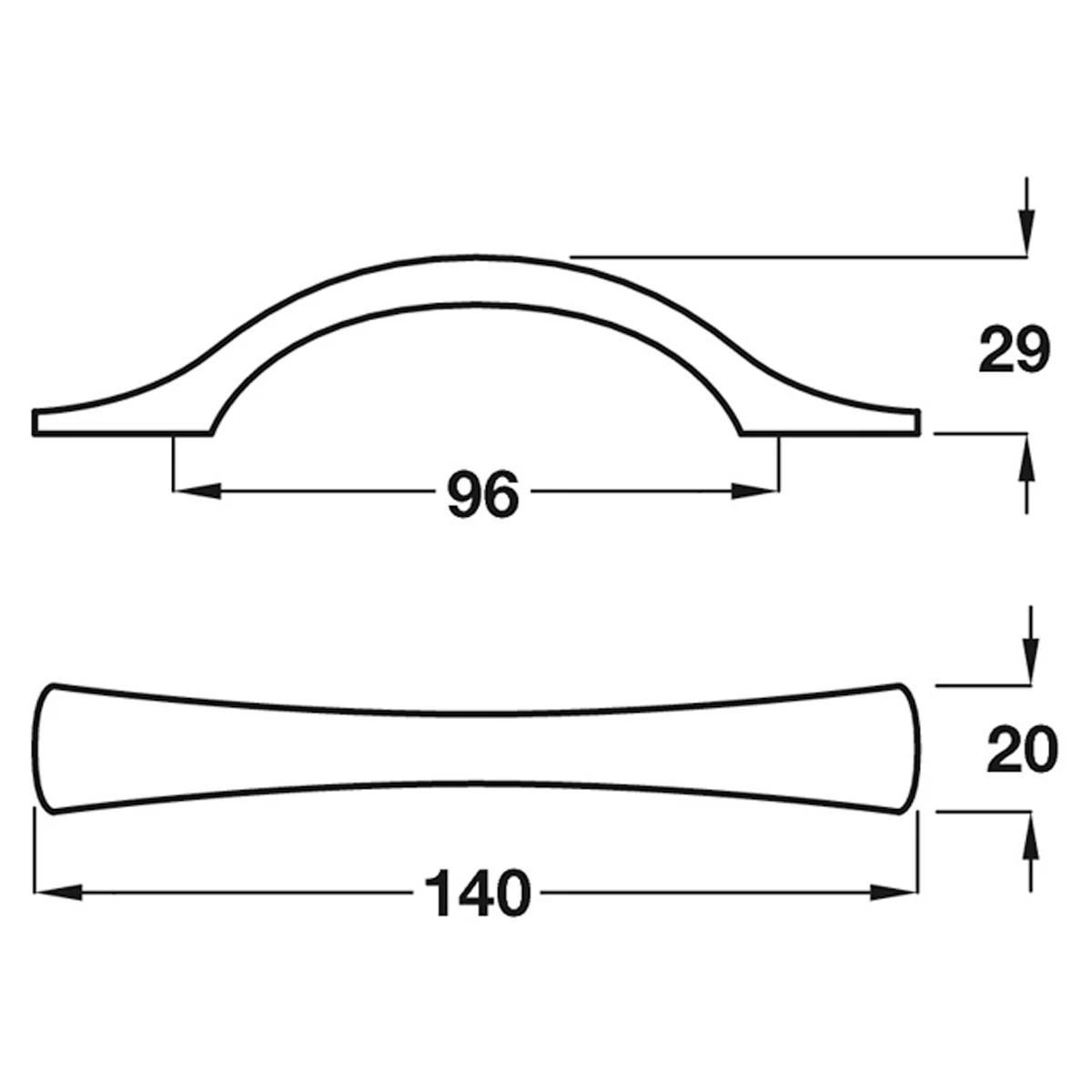 EMILY BOW HANDLE 96HC ZA/MNI - Image 2