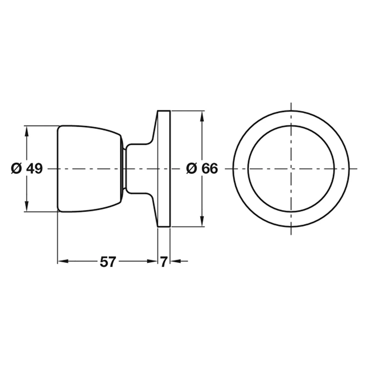 ENTRANCE LCK KNB SET D49x64xD66 PBR - Image 2