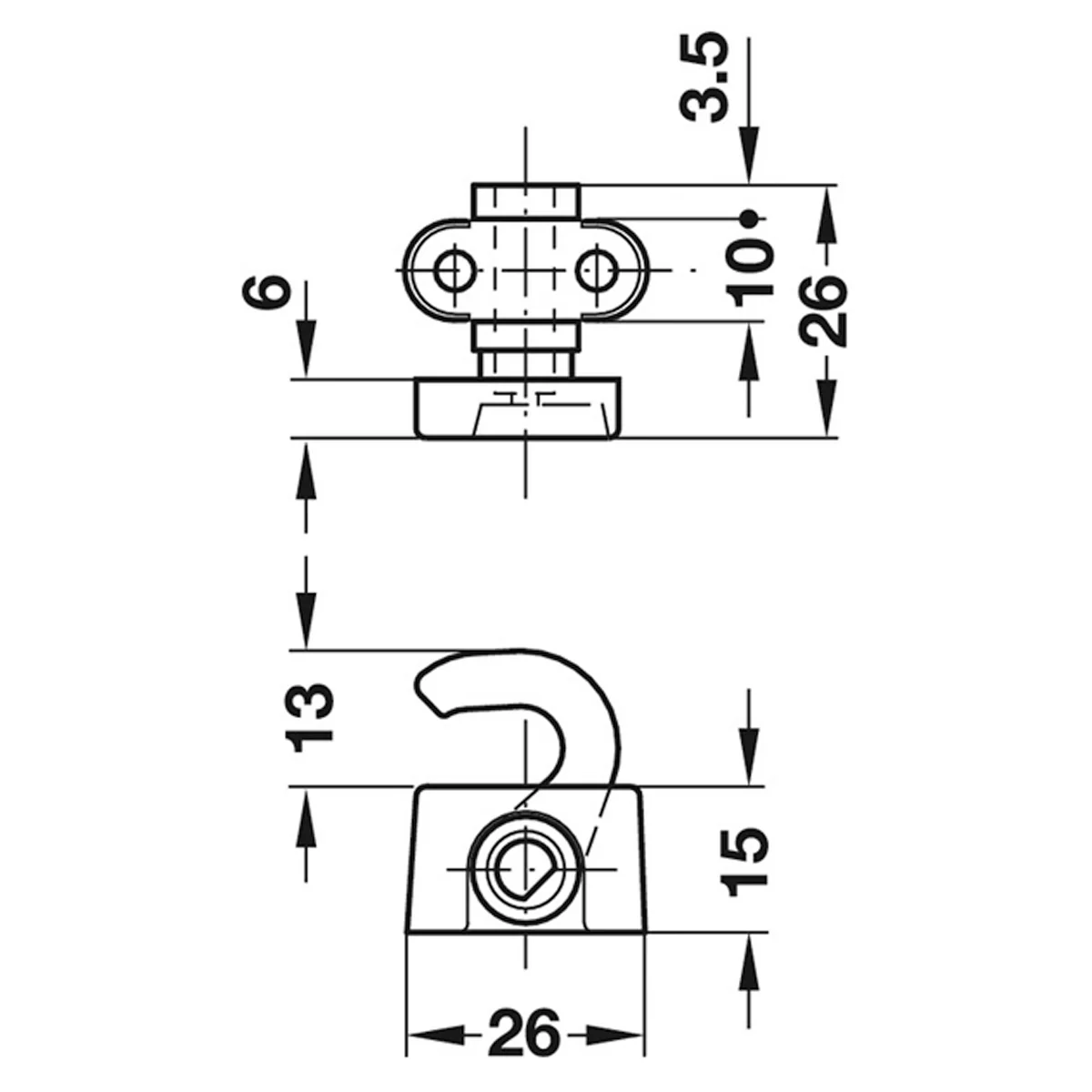 ESPAGNOLETTE TOP/BOT CATCH D6 ZP - Image 2