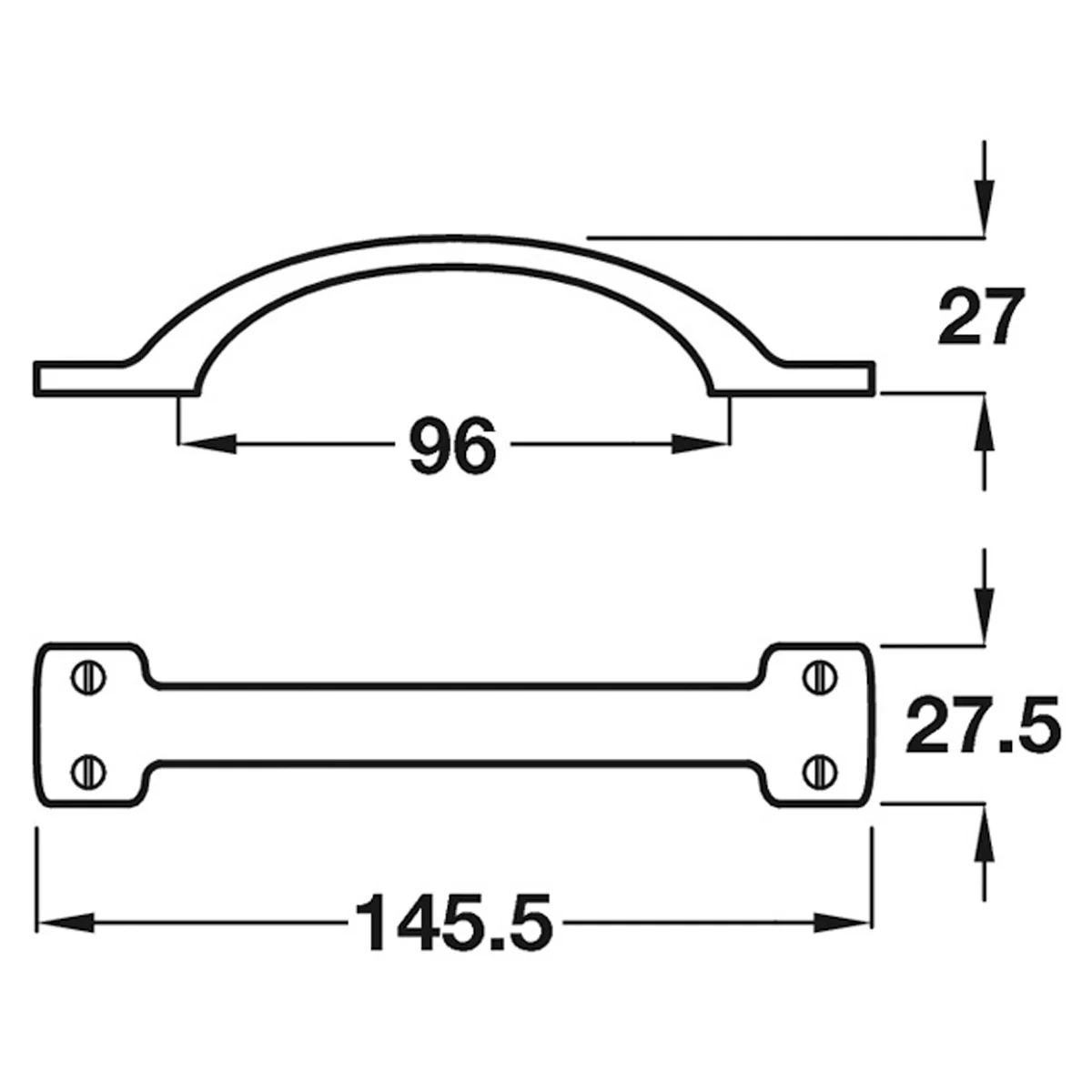 FABIAN BOW HANDLE 96HC 146 ZA/PEW - Image 2