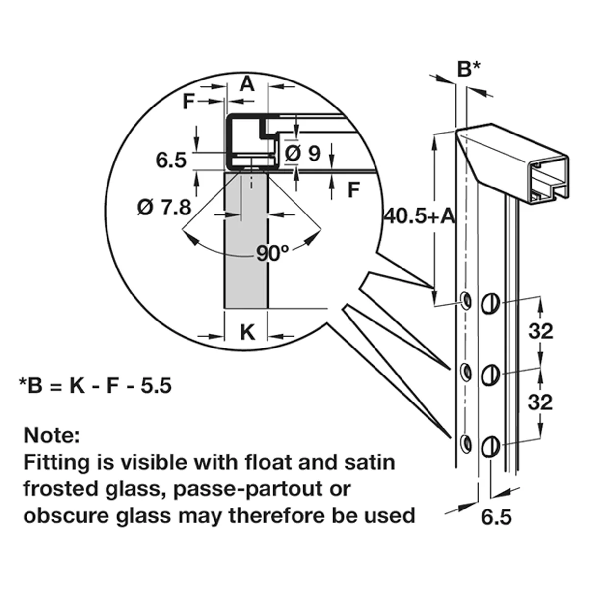FLAP STAY ADAPTER FOR 20 ALU FRAME - Image 2