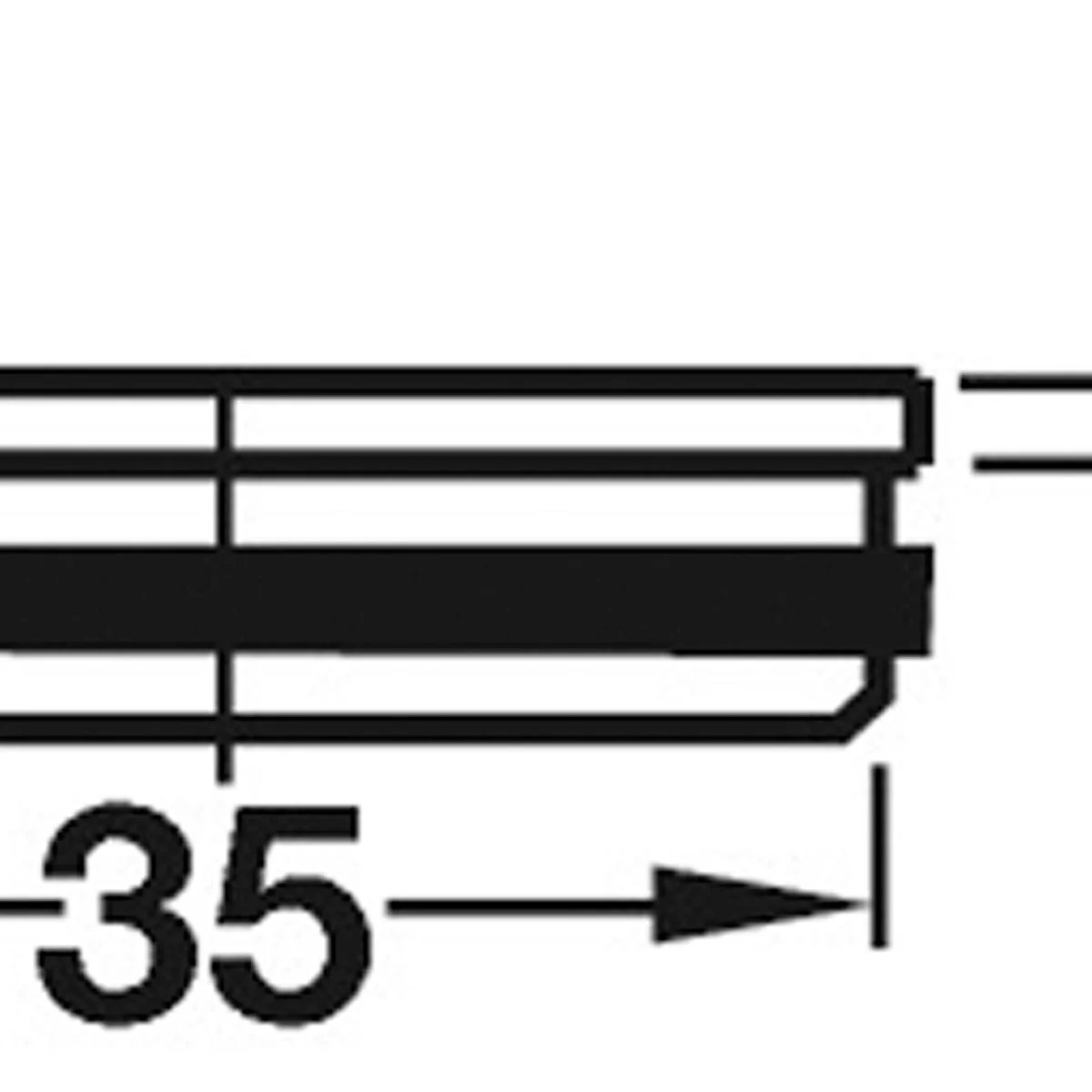 FLAT END CAP D38 BRS/PCP - Image 2