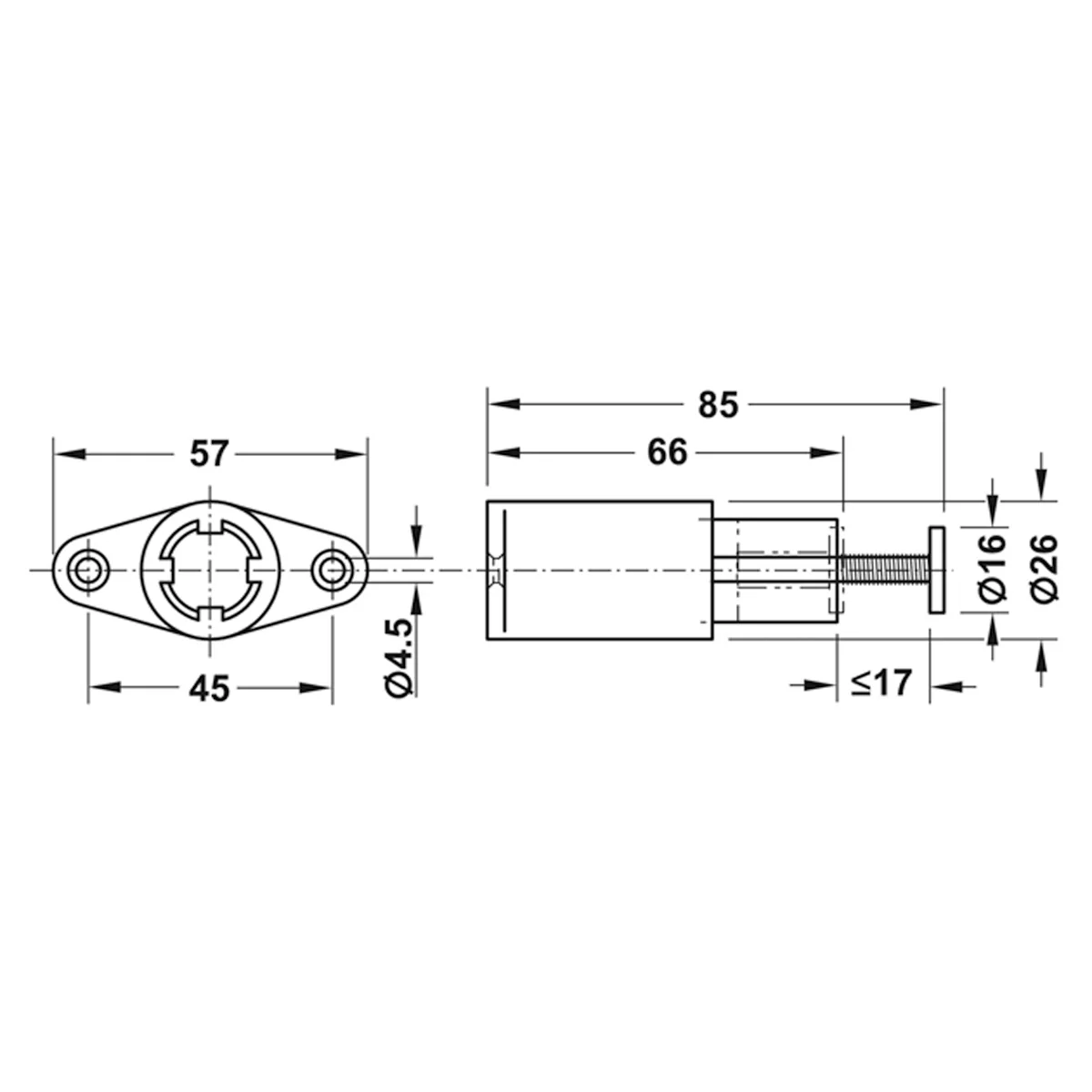 FLEXA-TOUCH DRAWER LATCH PL/BEI - Image 2