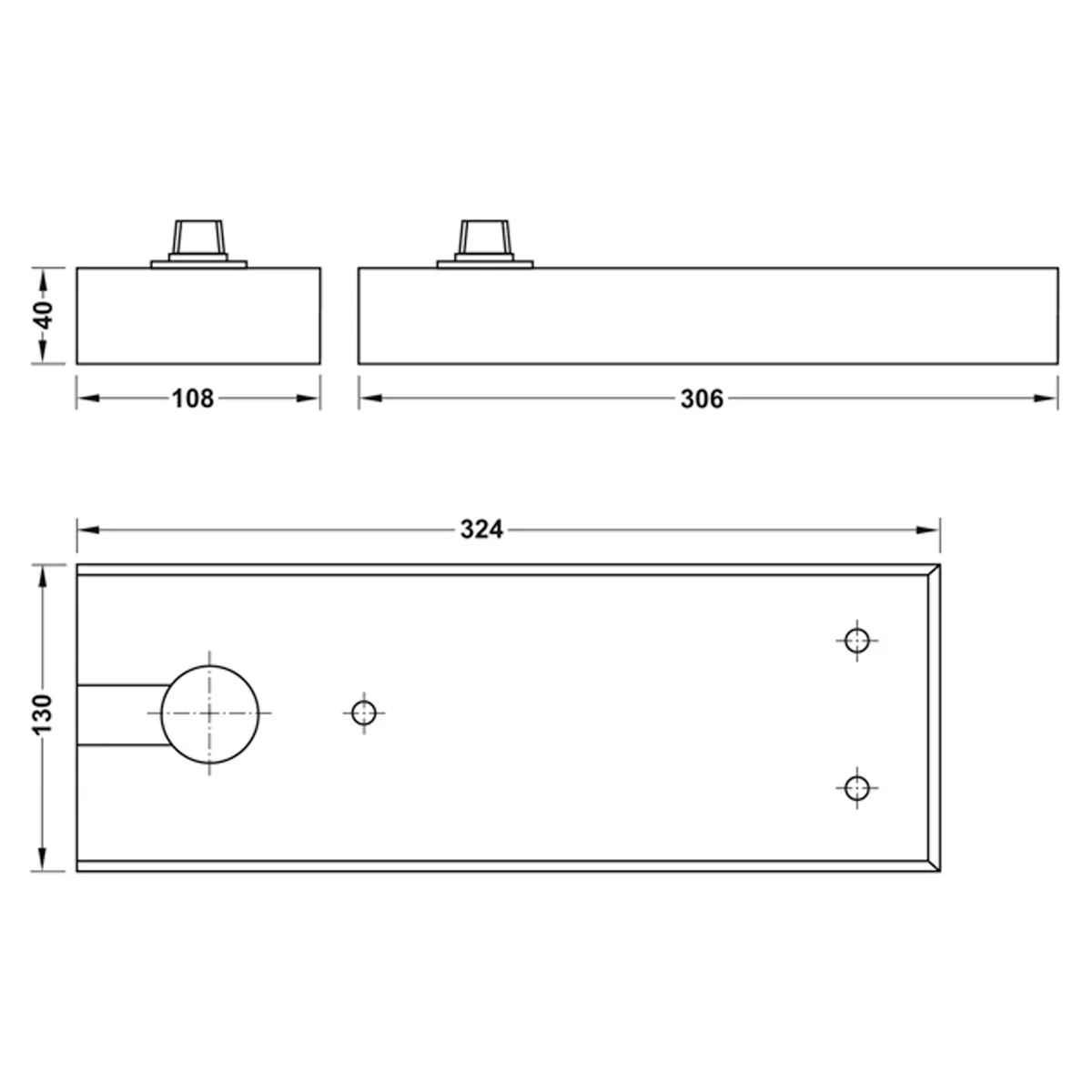 FLOOR SPRING DCL43 105KG 130deg SSS - Image 2