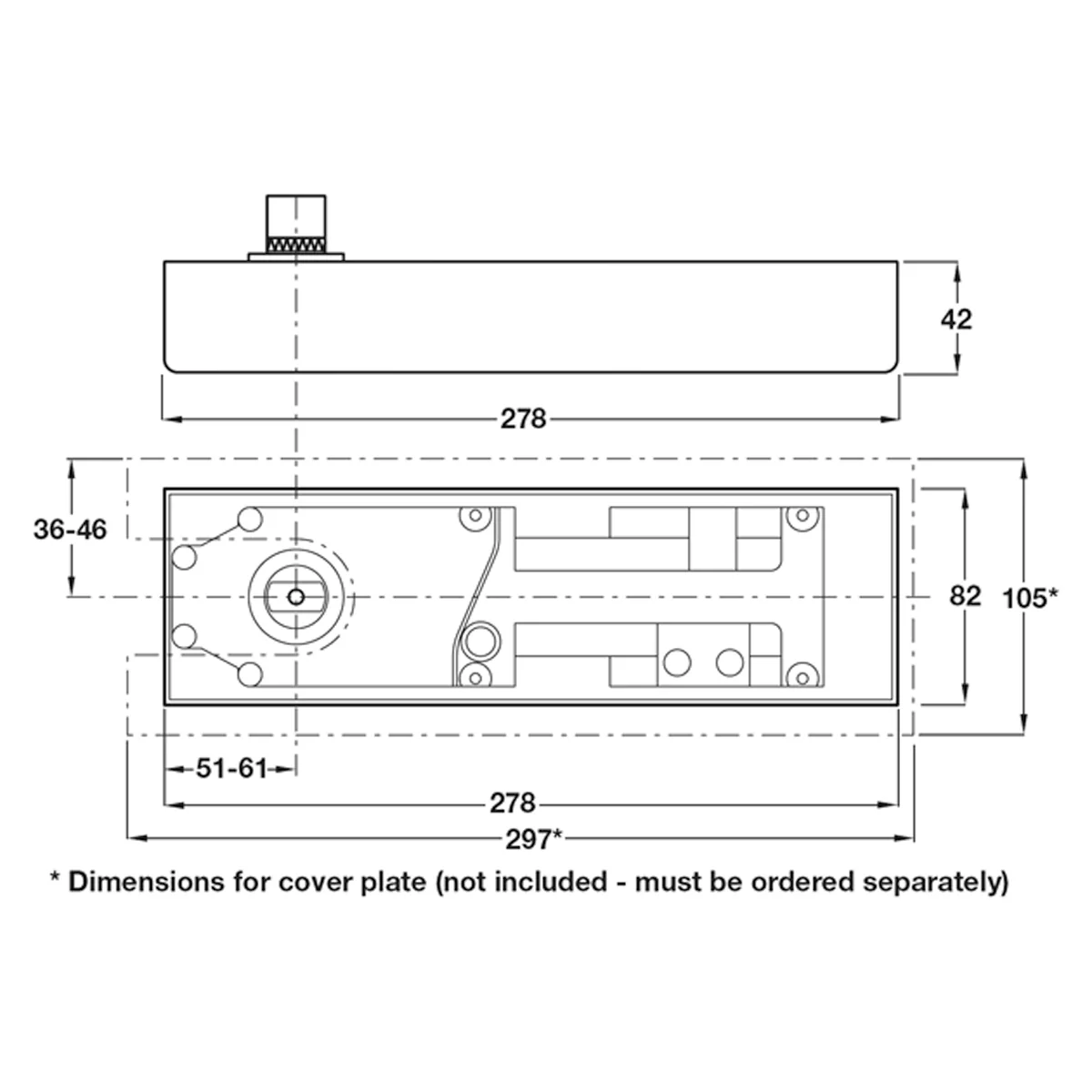 FLOOR SPRING M+B HOLD OPEN TO 90deg - Image 2