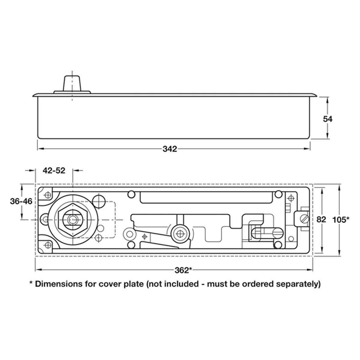 FLOOR SPRING TS550NVFP WITHOUT HOLD - Image 2