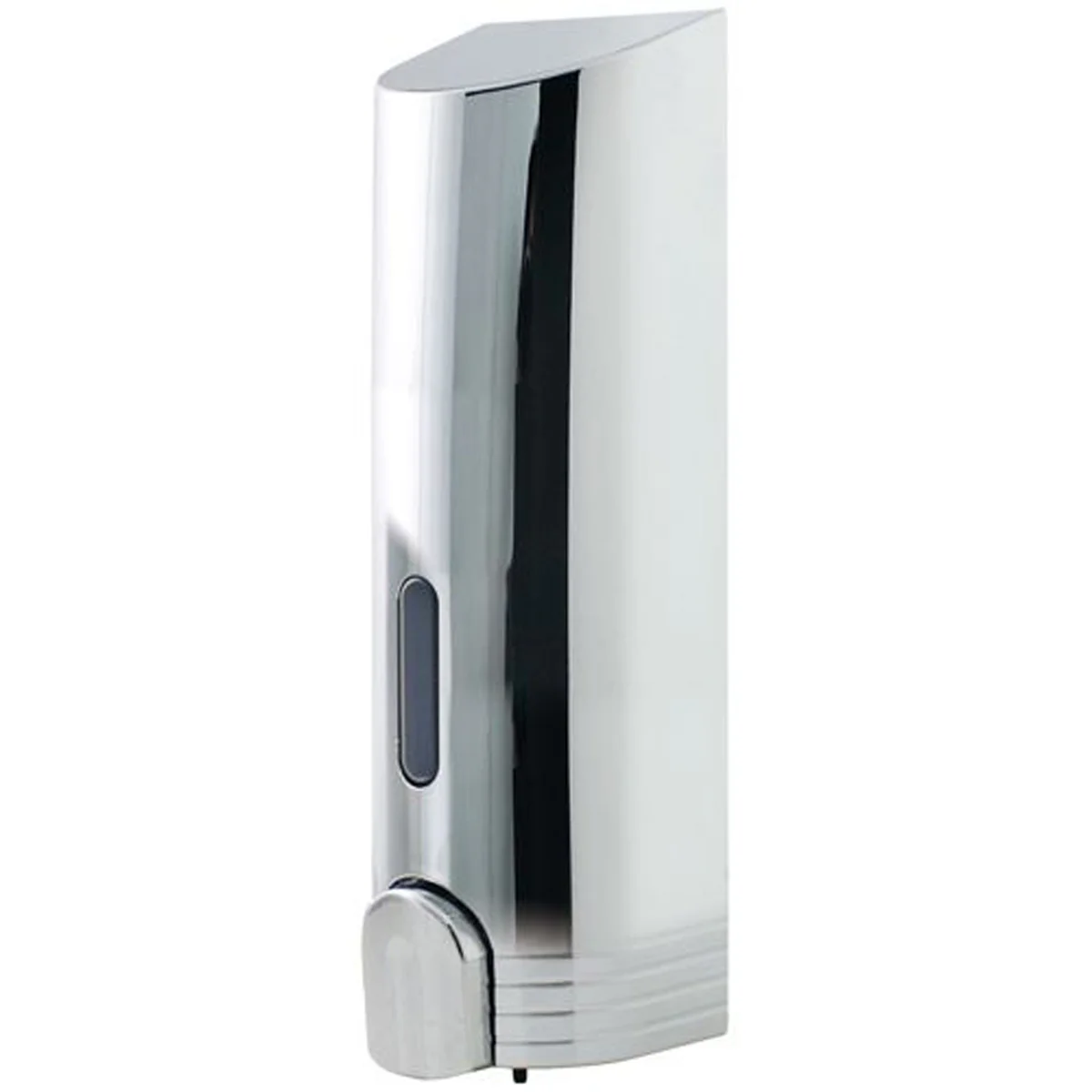 Gel Dispenser Round Single 380ml Polished Chrome