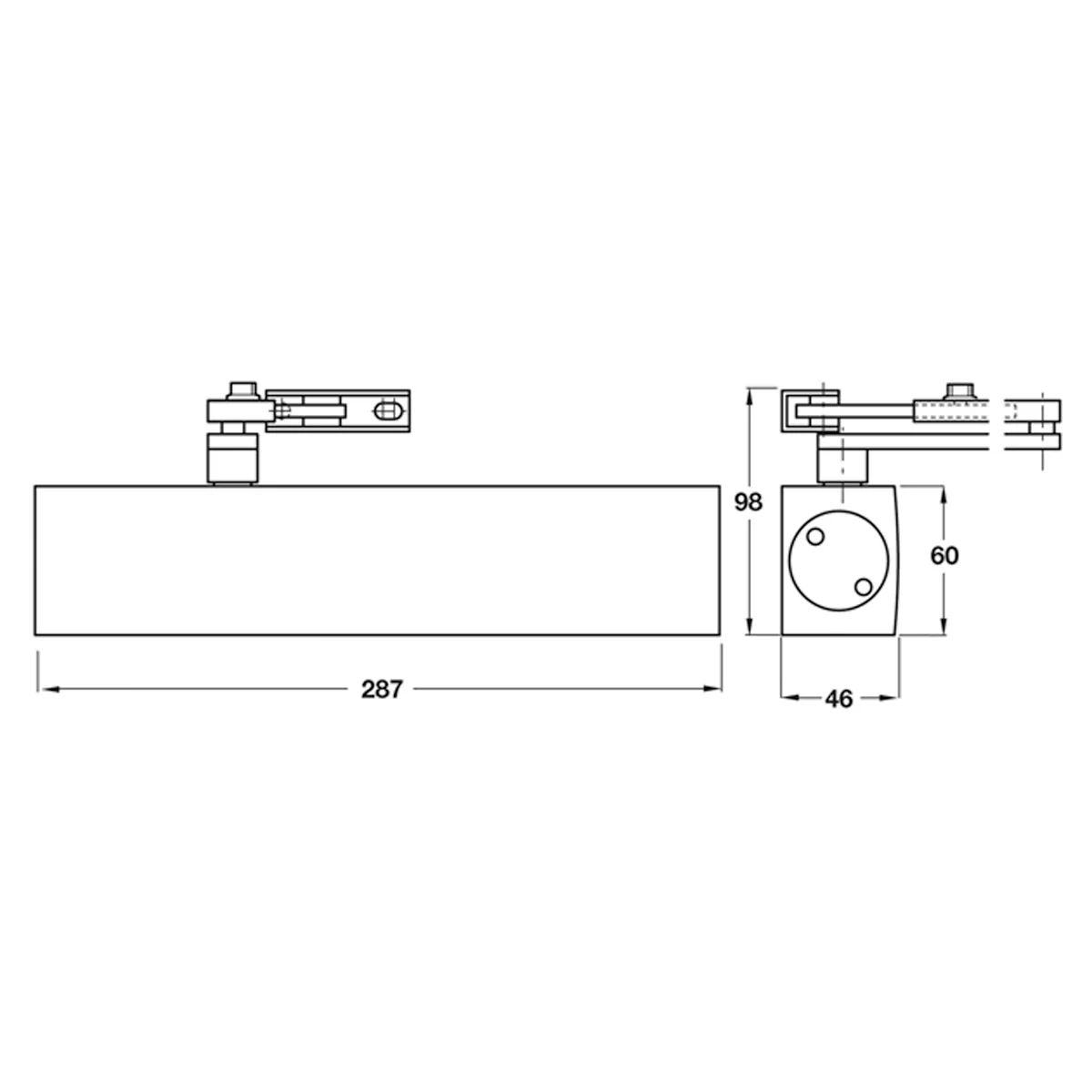 GEZE O/H DOOR CLOSER TS4000S SLV - Image 2