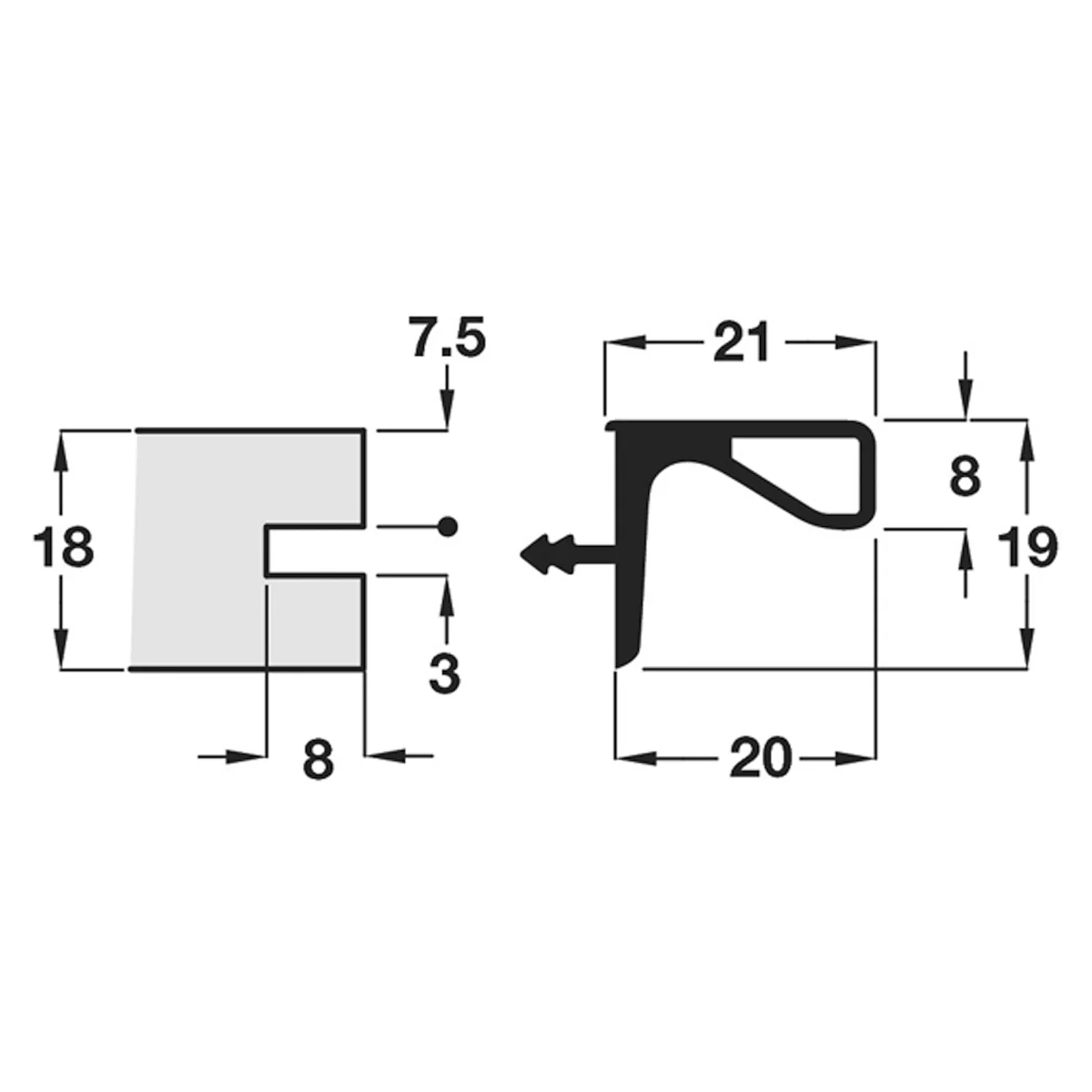 GOLA SYS A PROFILE 21x19x3900 AA - Image 2