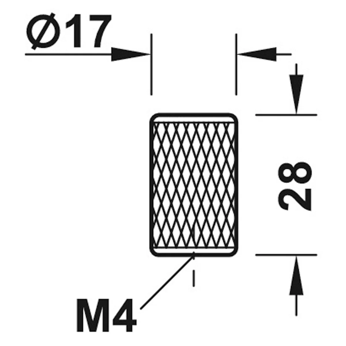 GRAF KNOB D17x28 ZA/PCP - Image 2