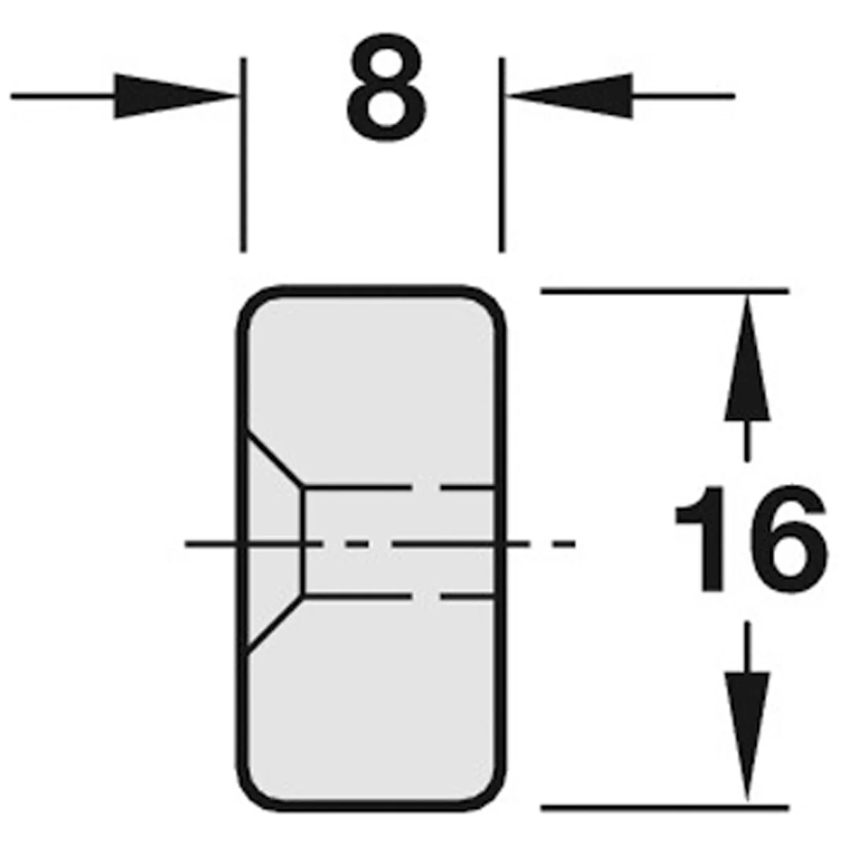 GUIDE TRACK 285x16x8 PL/WHI - Image 2