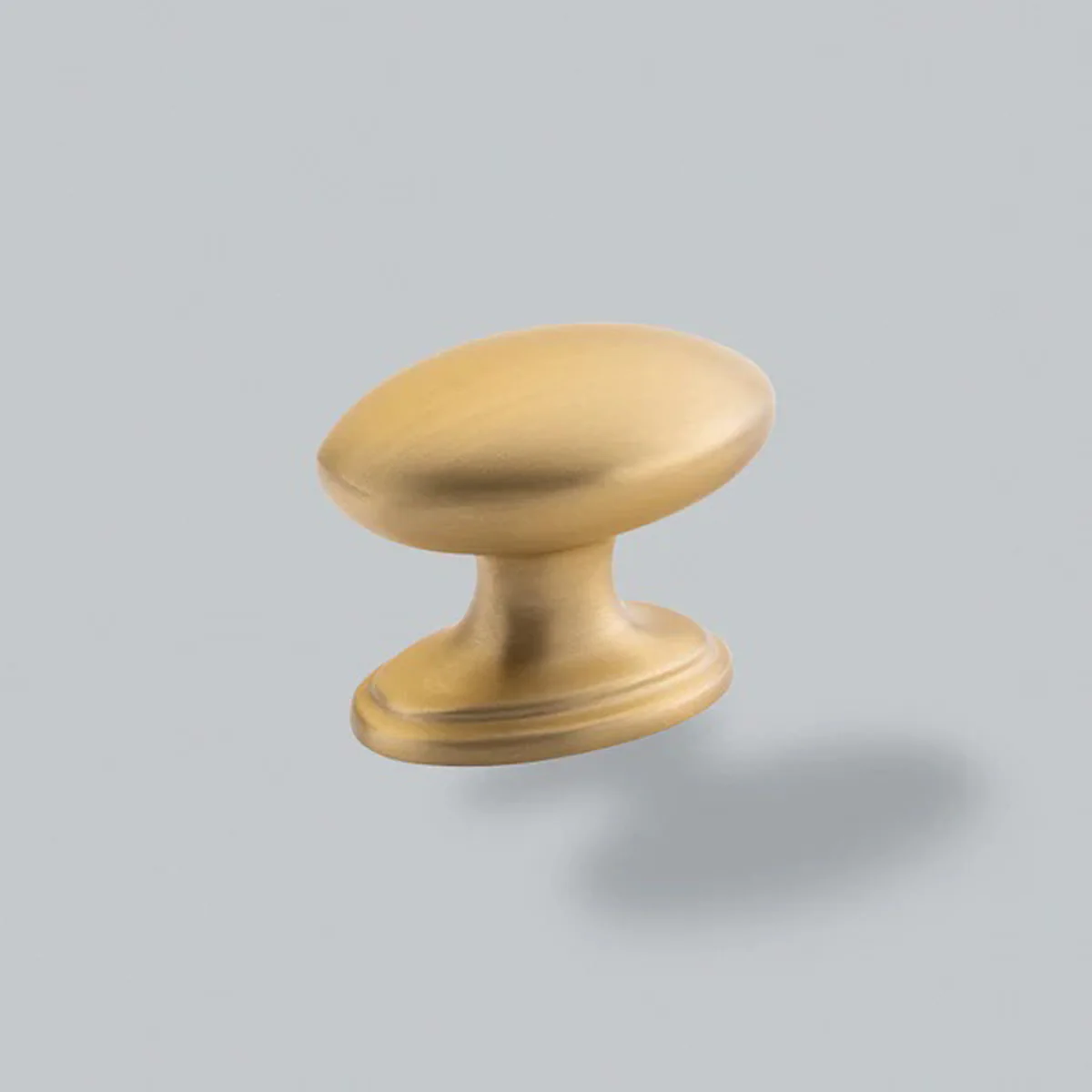 H&H GREENWICH OVAL KNOB - 38MM BSB -
