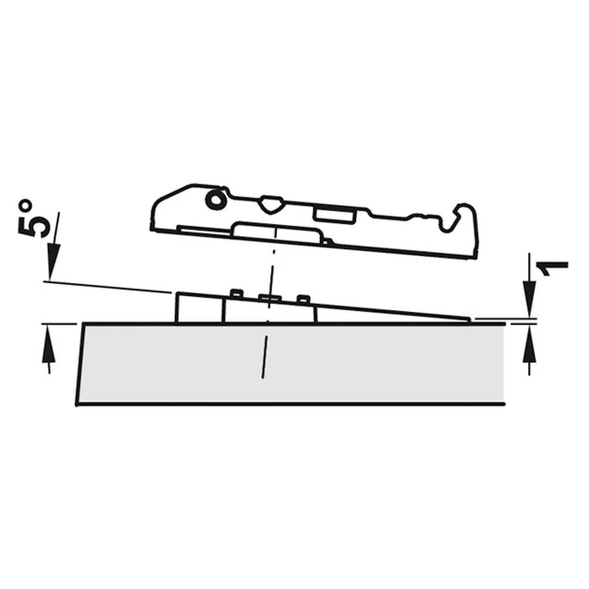 HINGE WEDGE -5deg ZA/NP - Image 2
