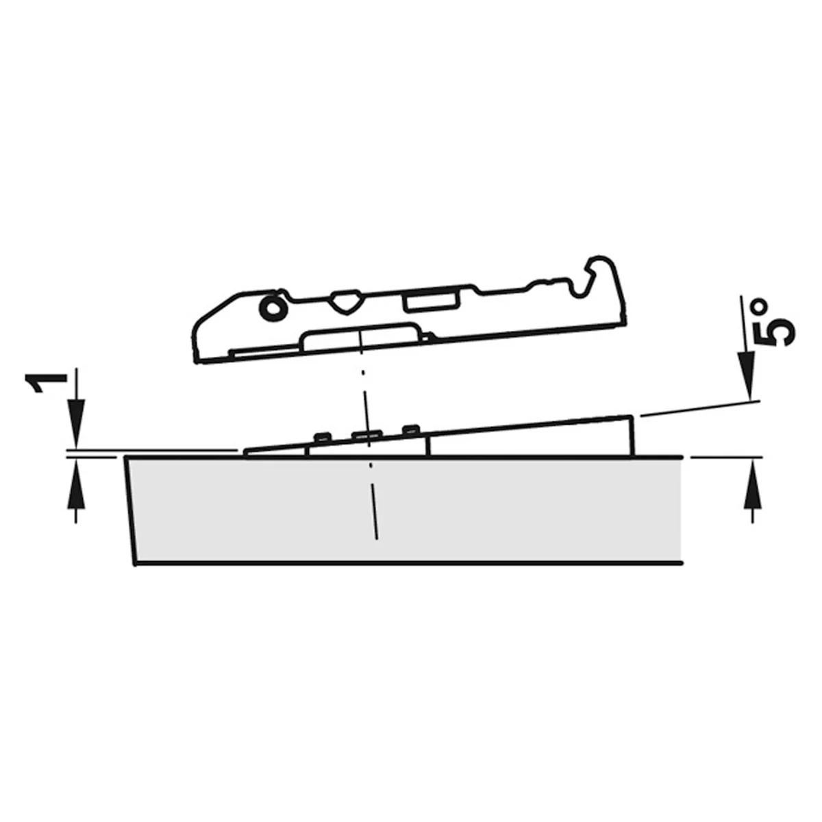 HINGE WEDGE +5deg ZA/NP - Image 2