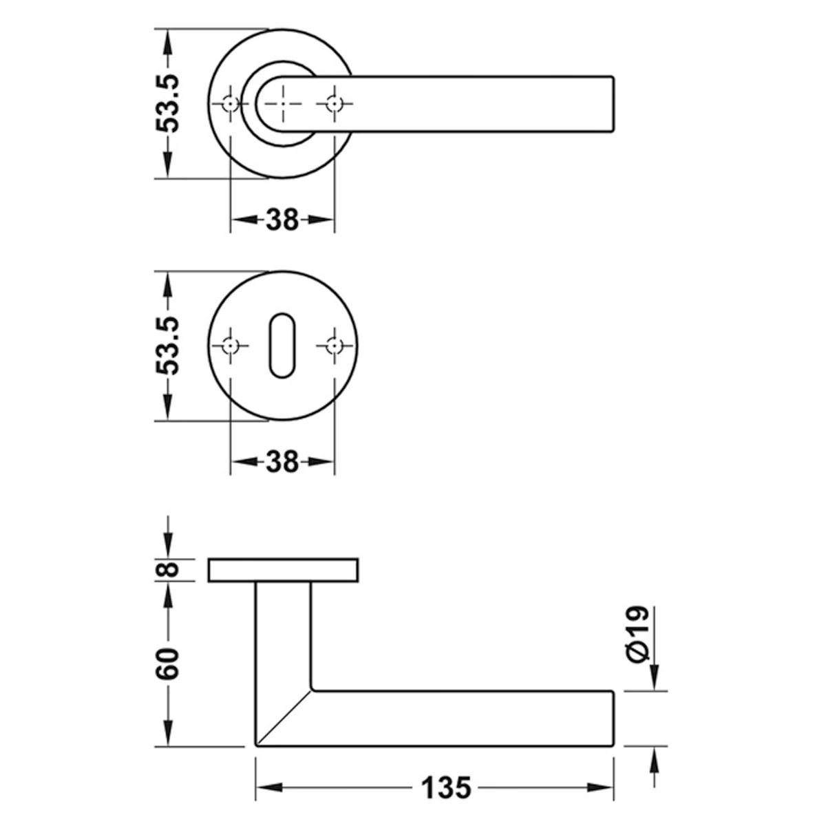 HL01 LEVER HANDLE MIT 304SSS STD - Image 2