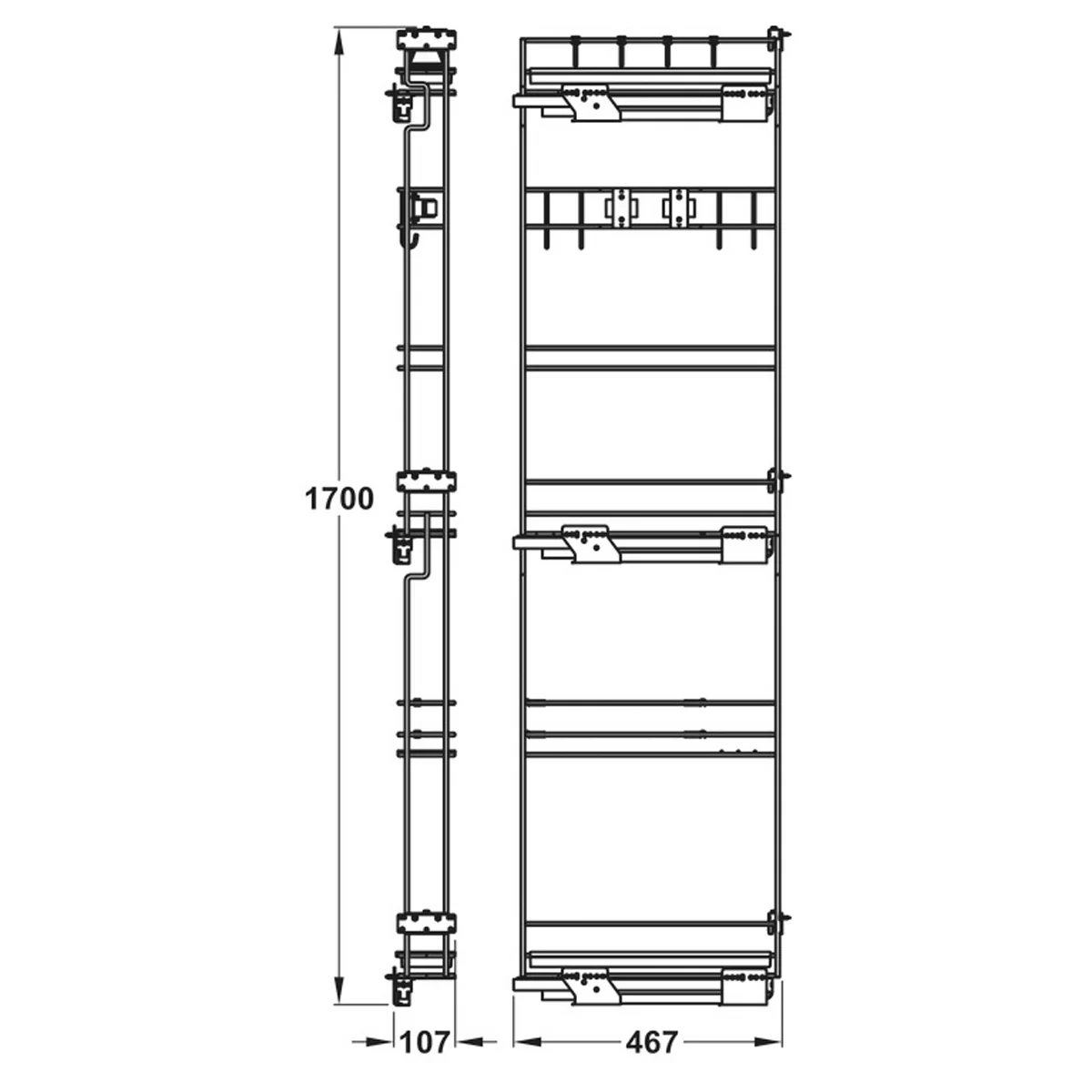 UTENSIO BROOM LARDER 1700 150 LH - Image 2