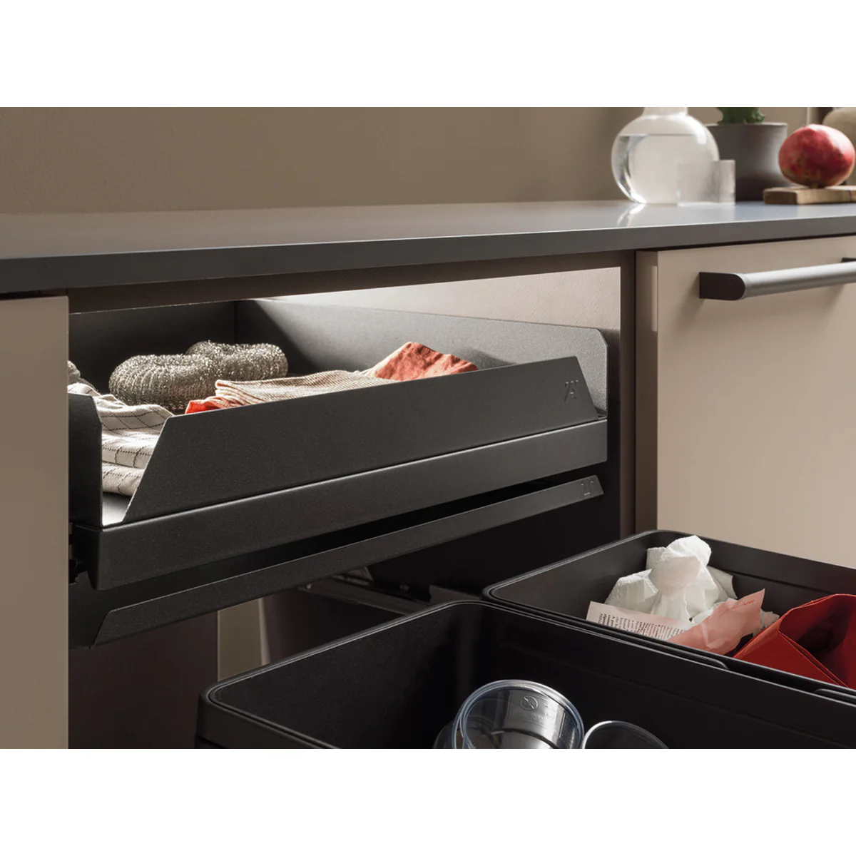 UTENSIO DRAWER BASE 145 GLASS 1BASKET 400
