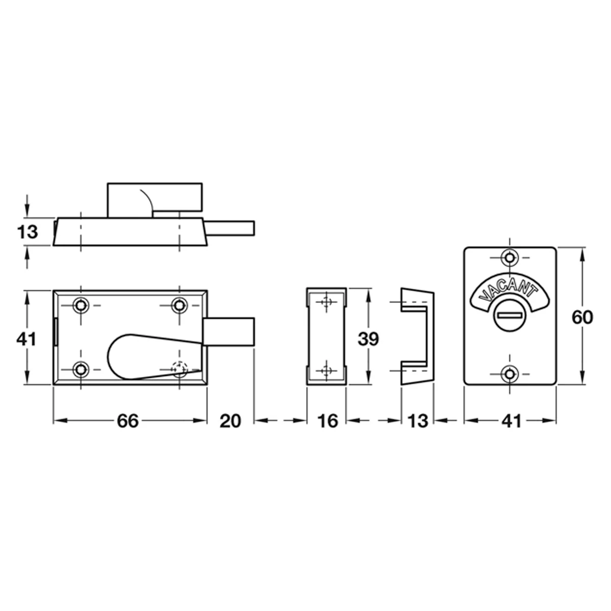 INDICATOR BOLT 60x41 ZA/SNI - Image 2