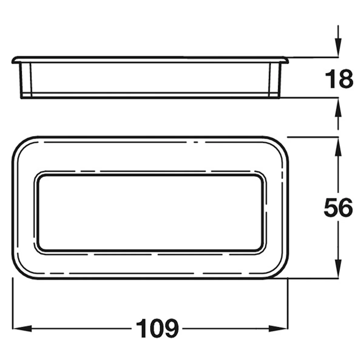 INSET HANDLE 109x56x18 ZA/MCP - Image 2
