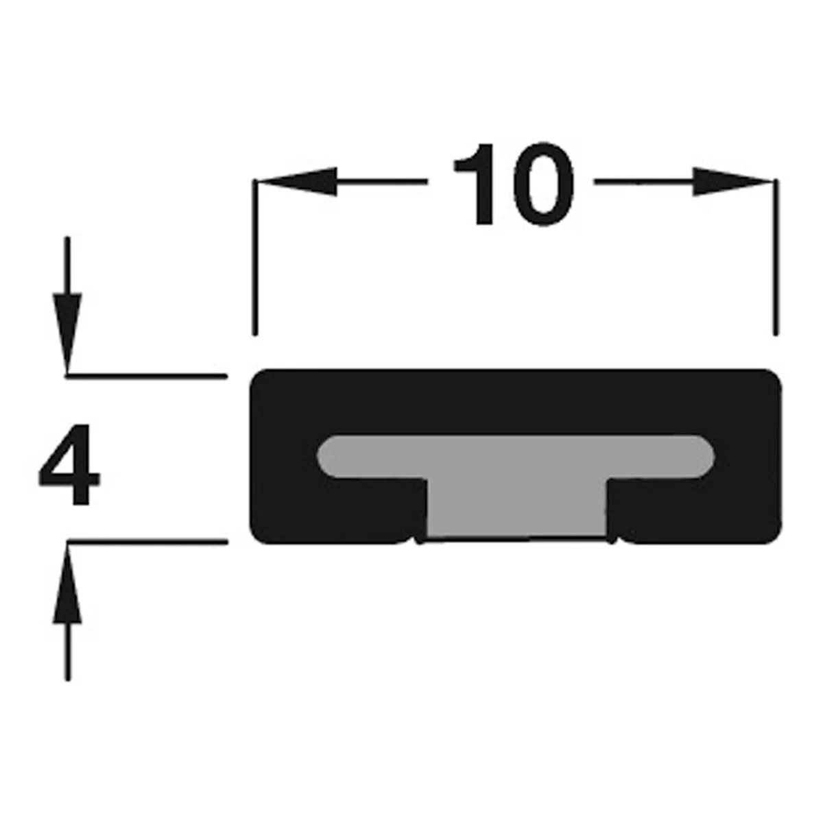 Intumescent Fire Seal Plain Self-Adhesive 10x4x2100mm Brown - Image 2