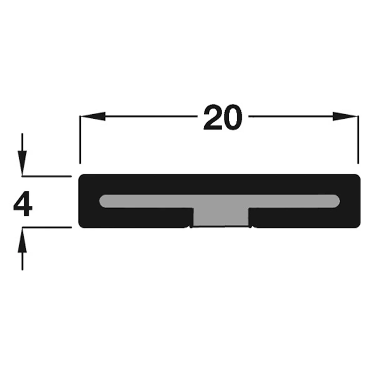 Intumescent Fire Seal Plain Self-Adhesive 20x4x2100mm White - Image 2