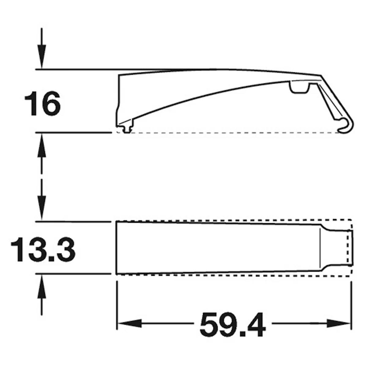 K PUSH TECH SHRT SURFACE MOUNT ANTH - Image 2