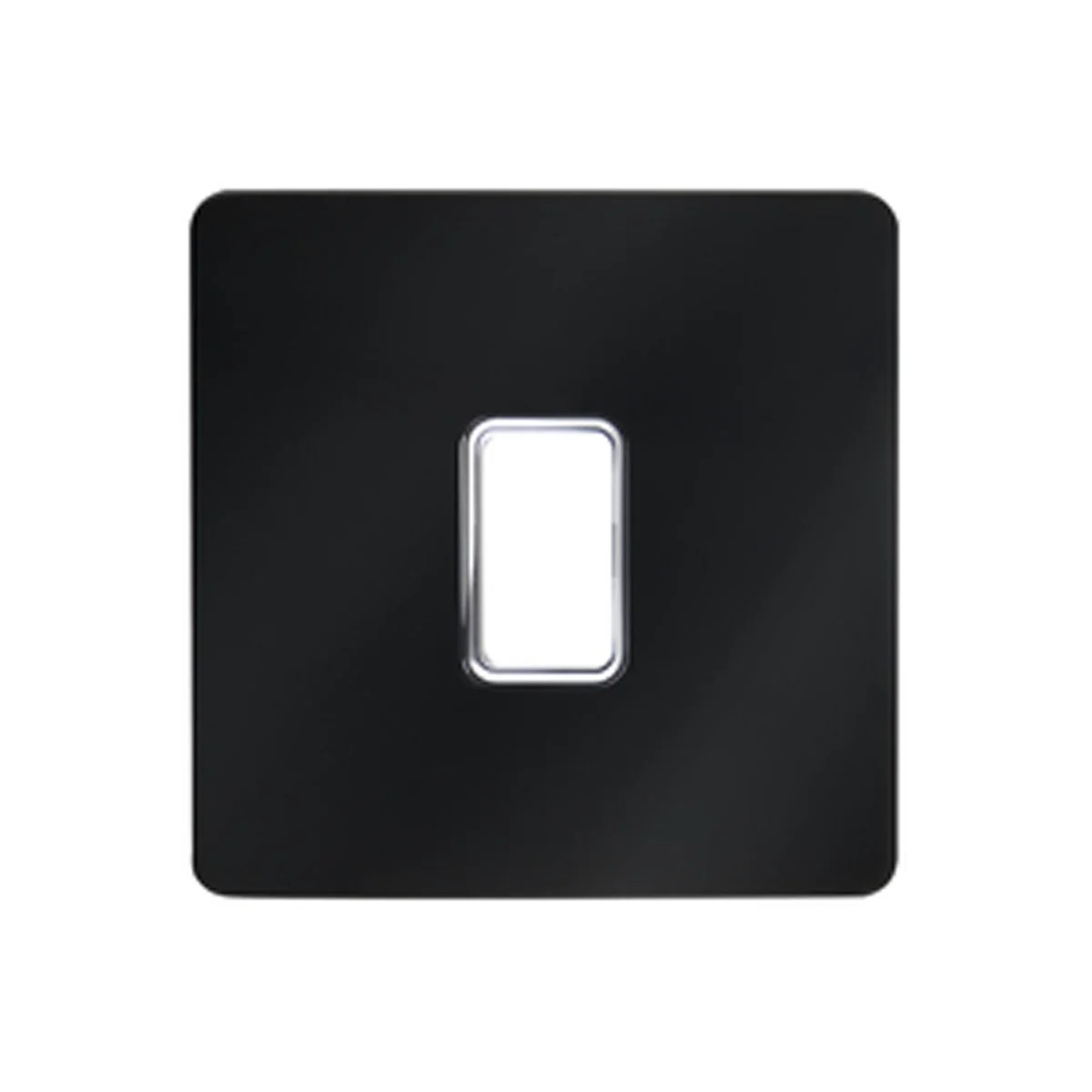KINETIC DECORATIVE SWITCH ON/OFF IP20 1G BLK/WHI