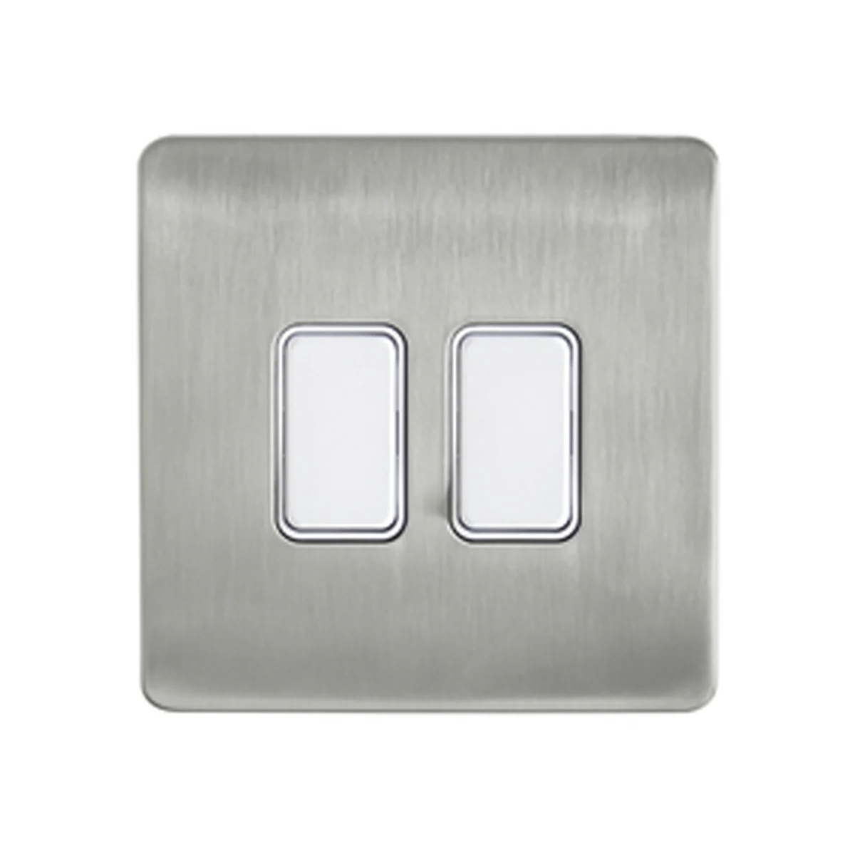 KINETIC DECORATIVE SWITCH ON/OFF IP20 2G SNP/WHI