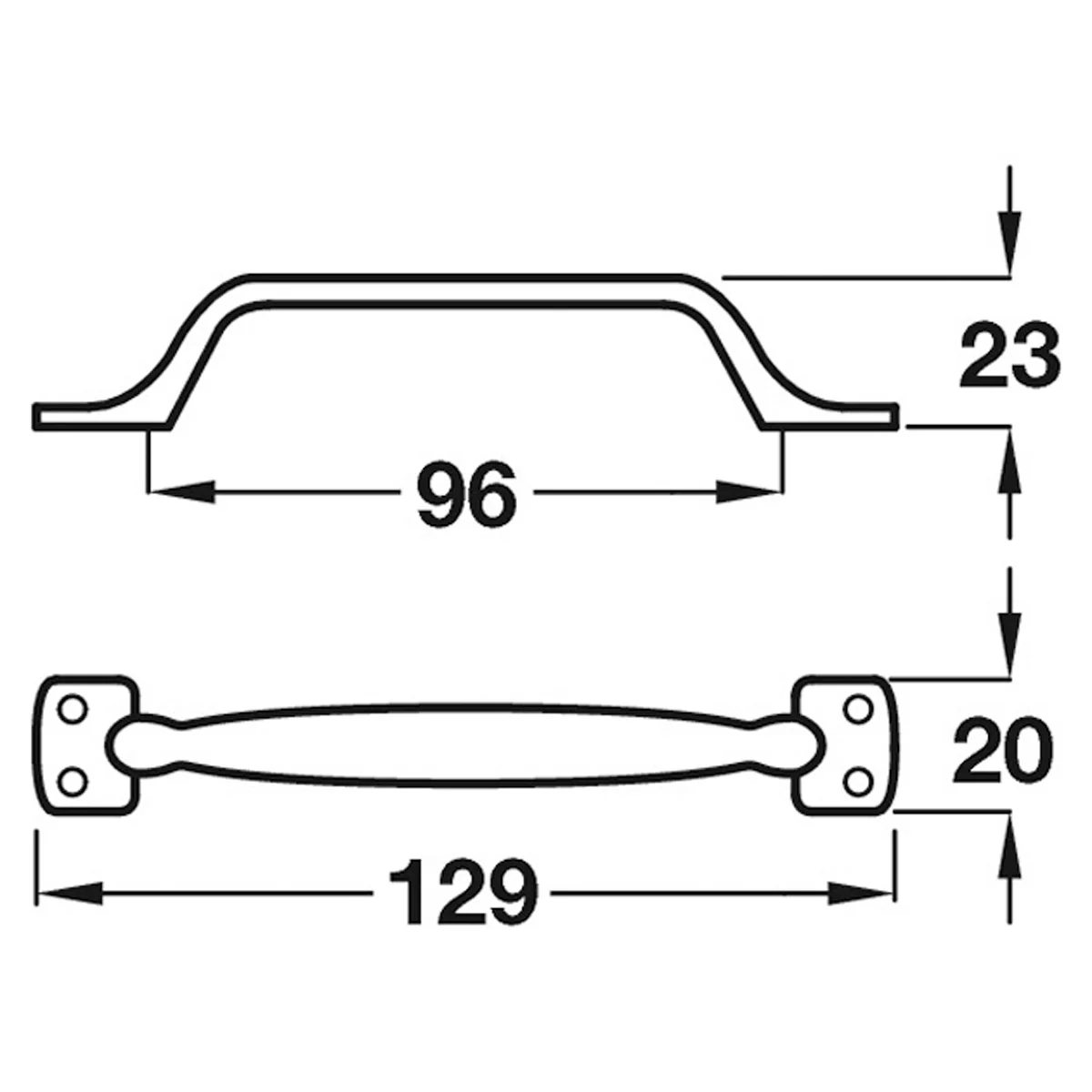 KNIGHTBRIDGE D HANDLE 96HC ZA/SSE - Image 2