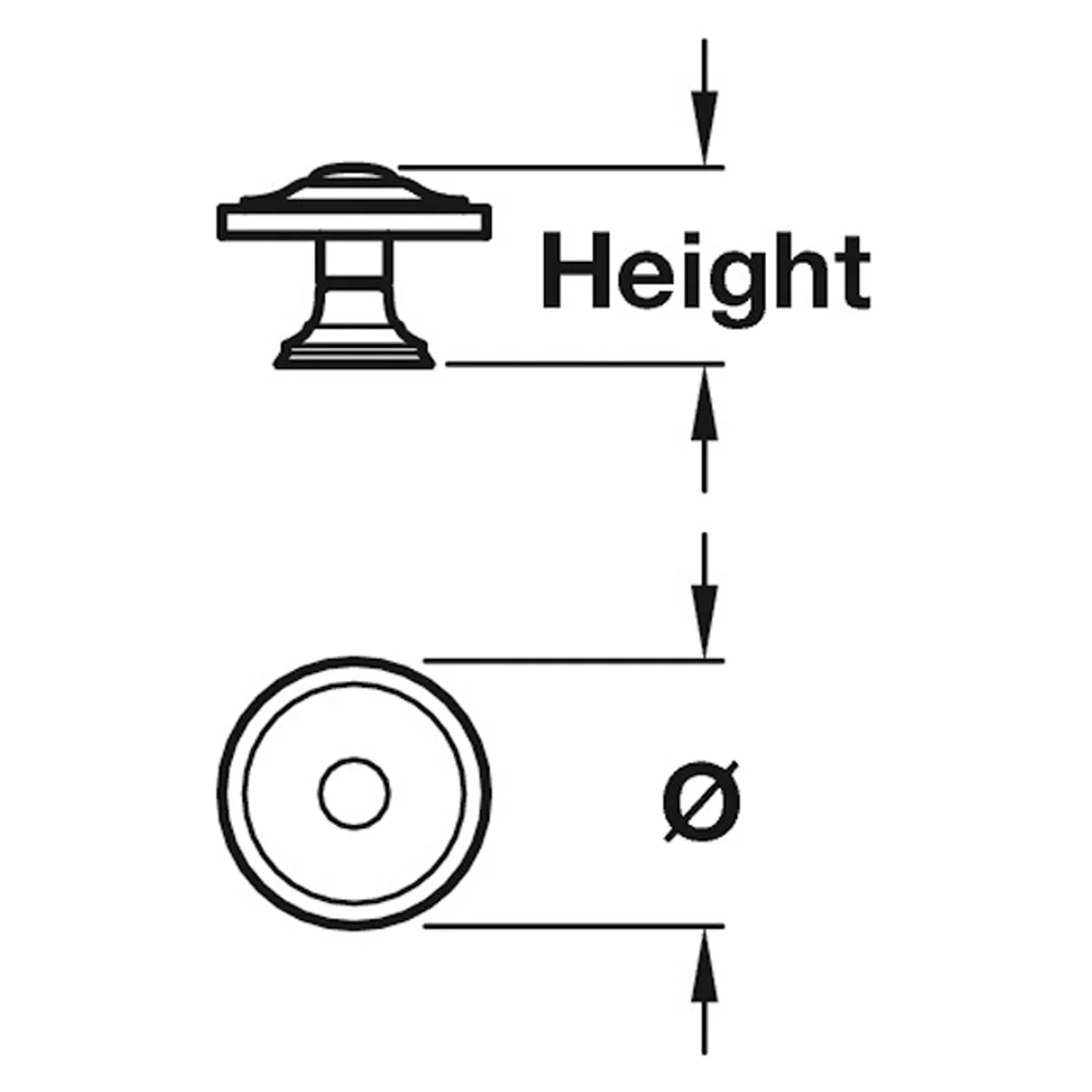 KNOB D30x23 ZA/ABR - Image 2