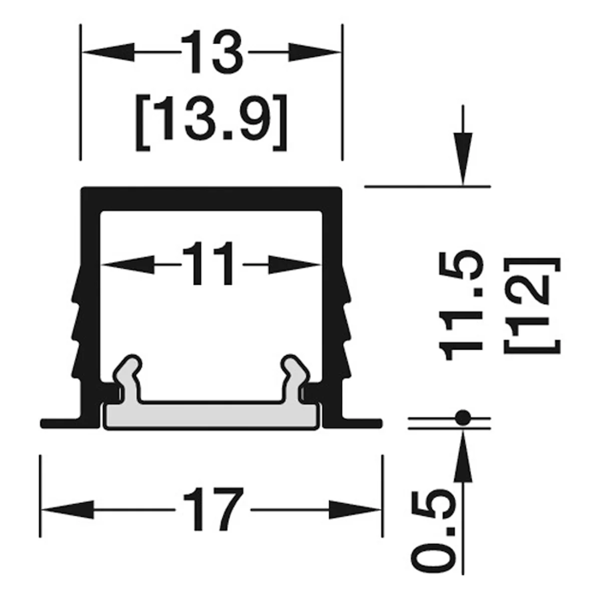 LOOX5 1103 ALU PROFILE 3000 SLV - Image 2