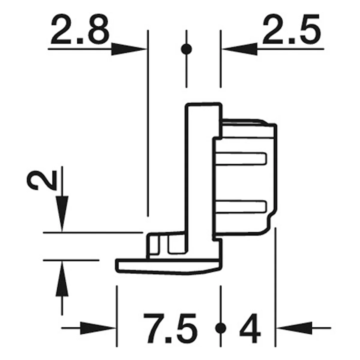 LOOX5 1104 PROFILE END CAPx10 BLK - Image 2