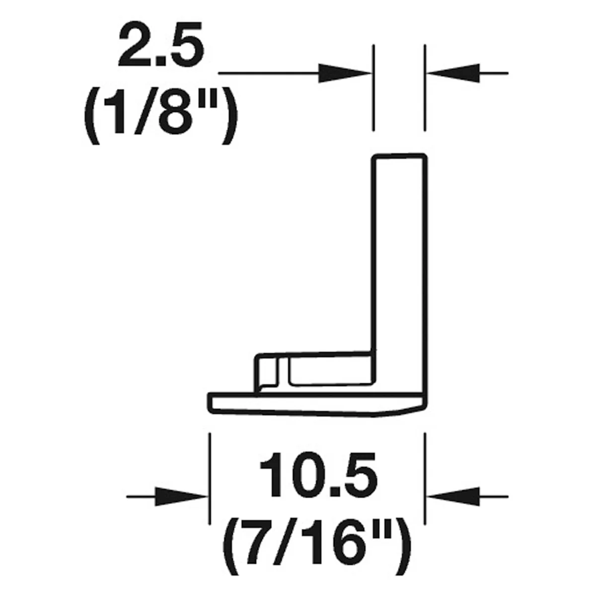 LOOX5 1106 PROFILE END CAPx10 BLK - Image 2