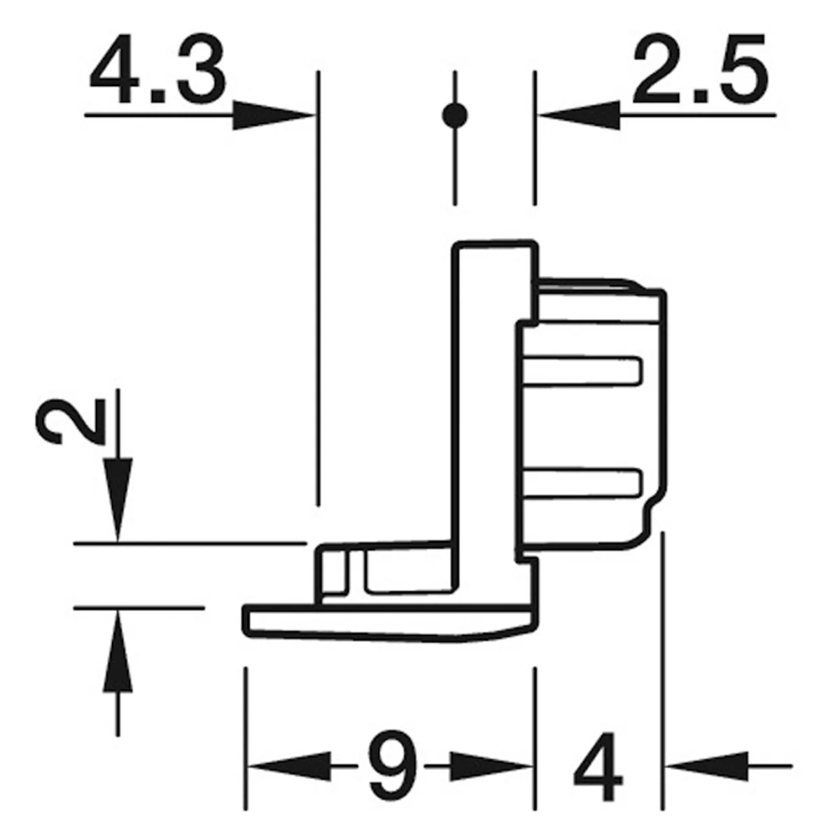 LOOX5 11XX ALU PROFILE ENDx10 BLK - Image 2