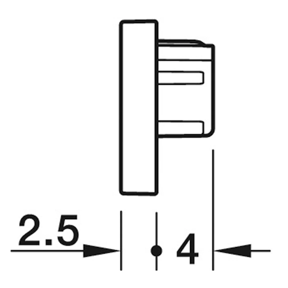 LOOX5 2101 ALU PROFILE ENDx10 SLV - Image 2