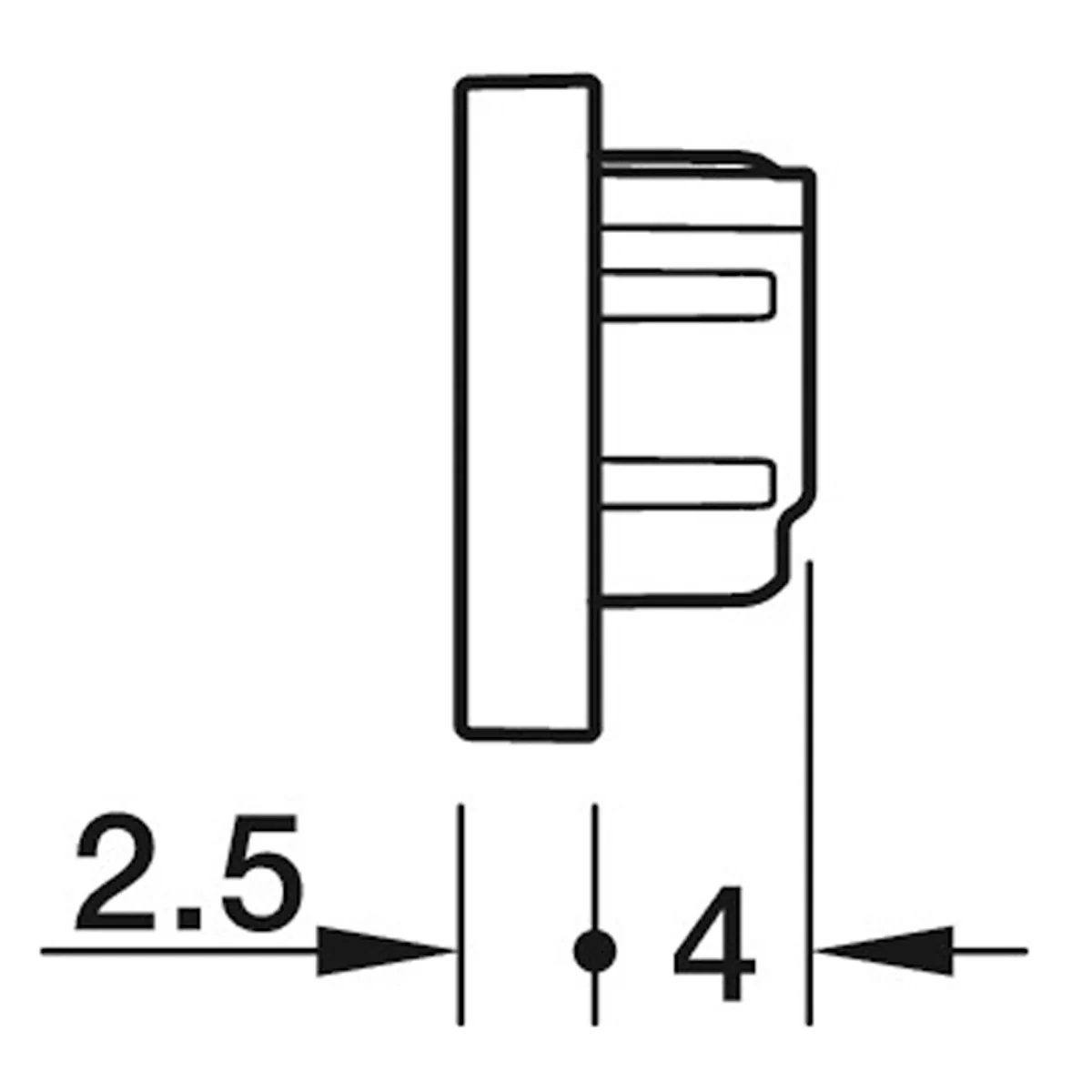 LOOX5 2102 ALU PROFILE ENDx10 SLV - Image 2