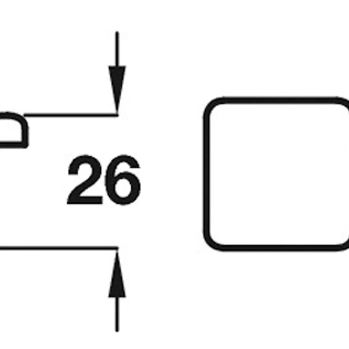 LYLE KNOB 30x30x26 ZA/PCP - Image 2