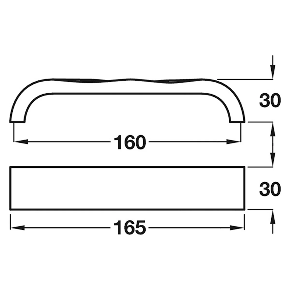 LYLE PULL HANDLE 160HC 165 ZA/PCP - Image 2