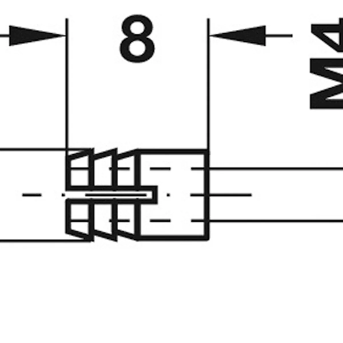 M4 SLEEVE D5 DM4x8 BRS/BRI x100 - Image 2