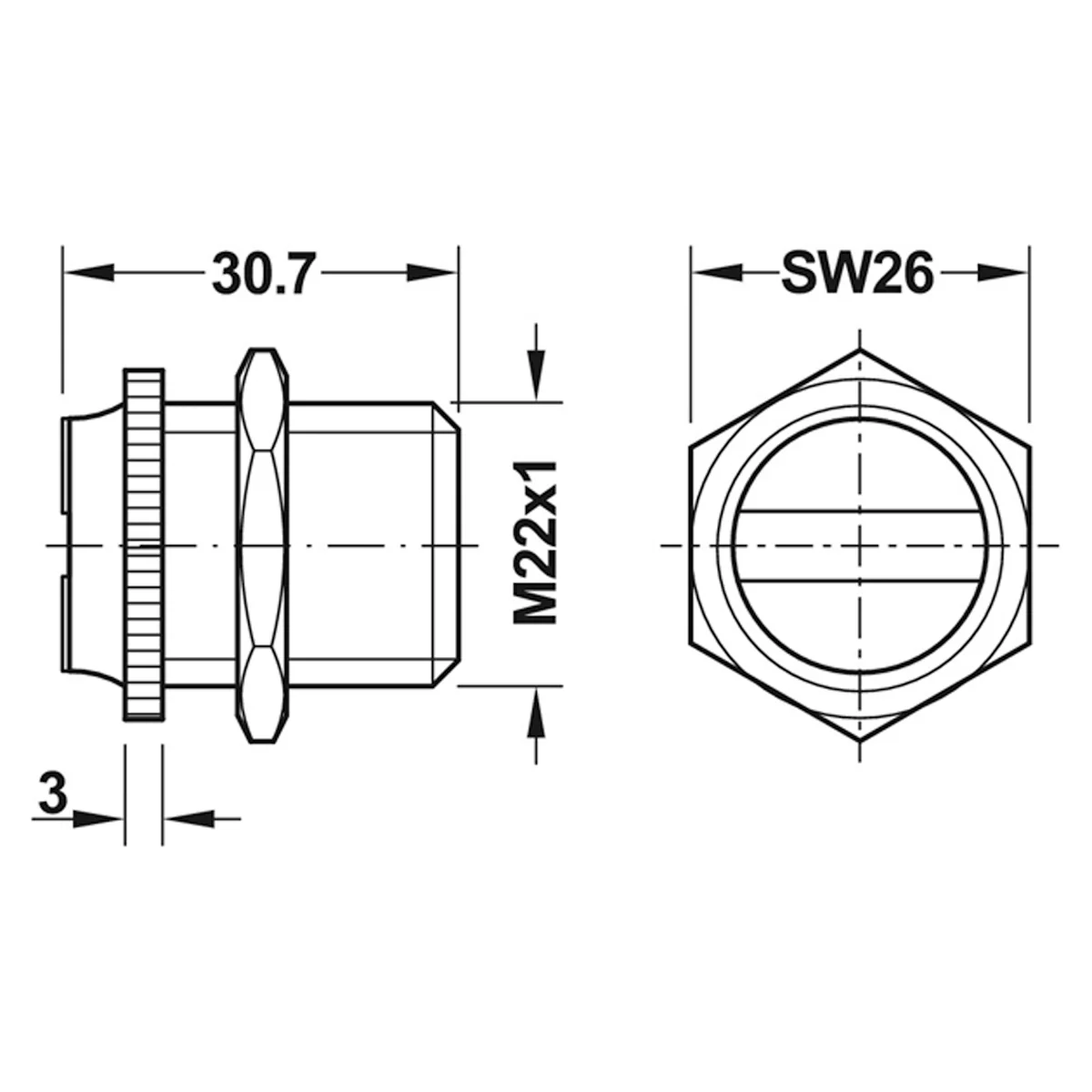 MAGNETIC CATCH FIXED 10KG MET/MET - Image 2