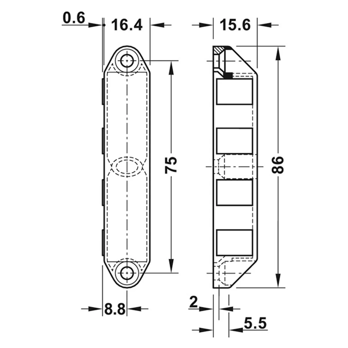 MAGNETIC CATCH FLOAT 8KG ZA/CP - Image 2