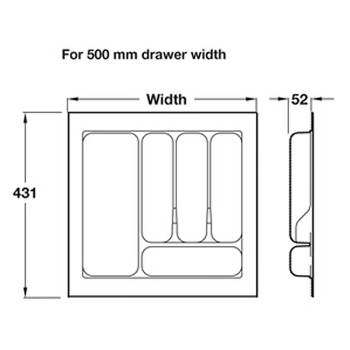 MATRIX A CUTLERY INS 431x0500 SGY - Image 2