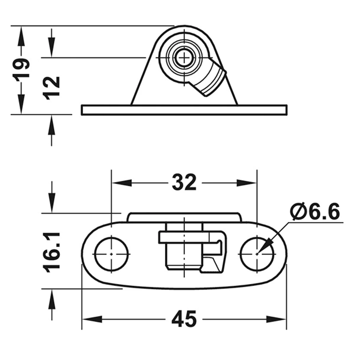 MAXI3675 WOOD BRACKET SLIDE VARIAN - Image 2