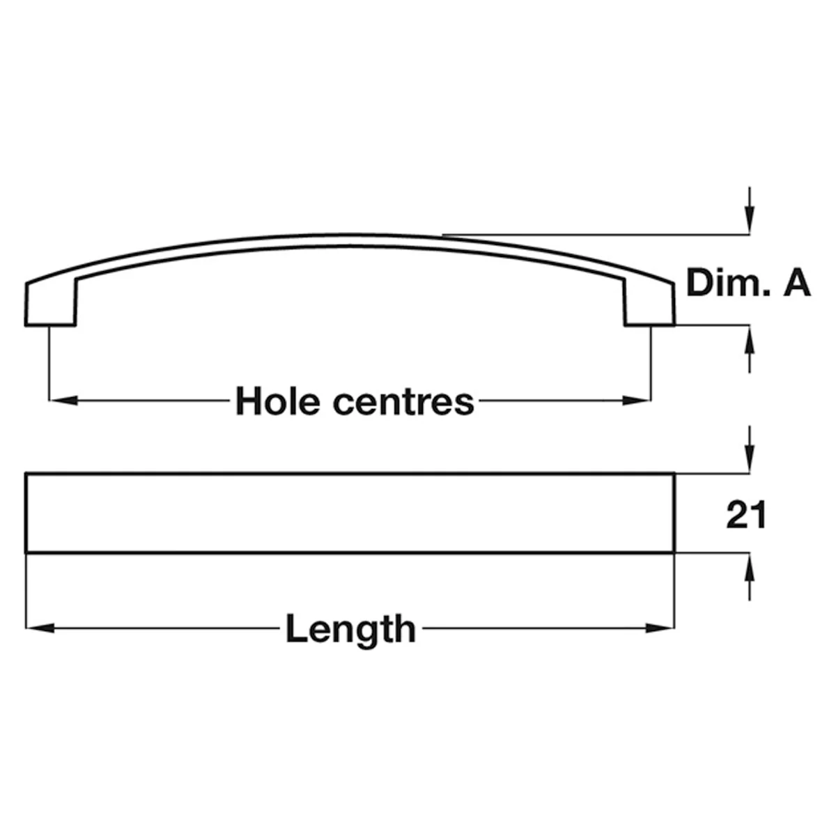 MELBURY BOW HANDLE 256HC ZA/PCP - Image 2