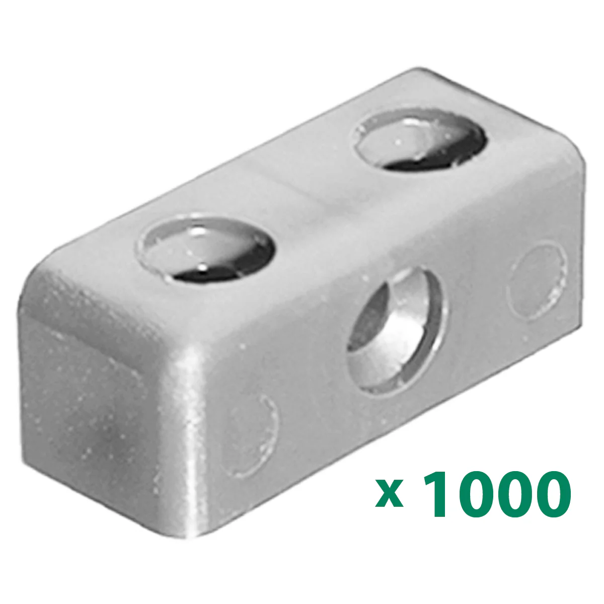 MODESTY BLOCK 3HOLE (03) LIGHT GREY x1000