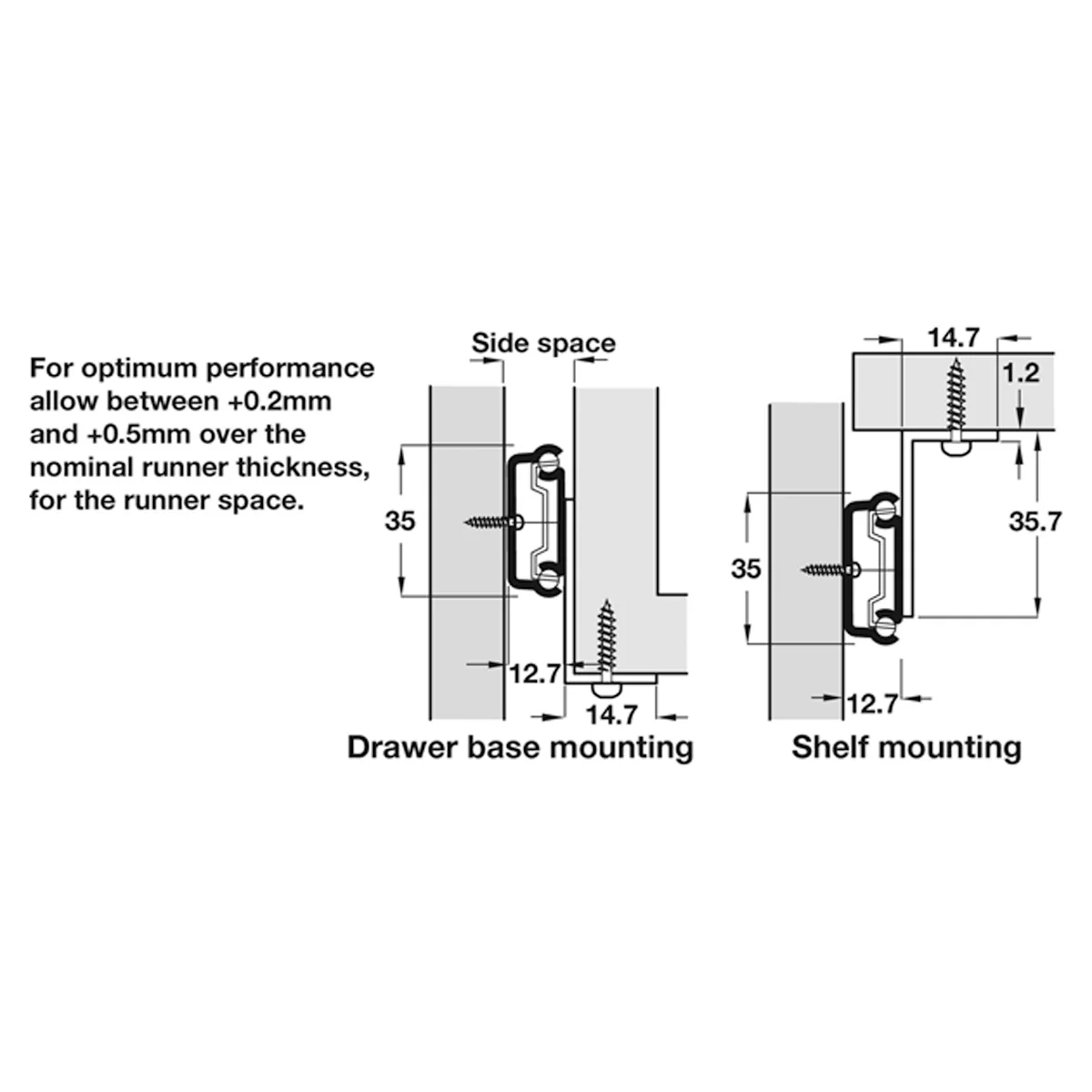 MOUNTING BRACKET 500 ST/BZP - Image 2
