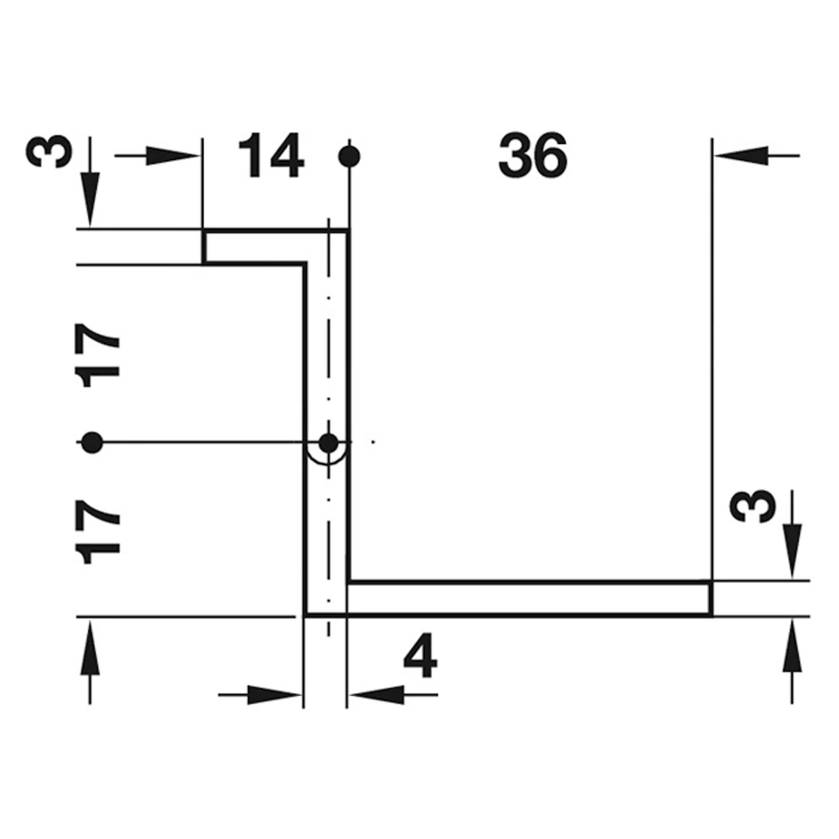NEUFORM HINGE 40 15-16 BRS/PNP - Image 2